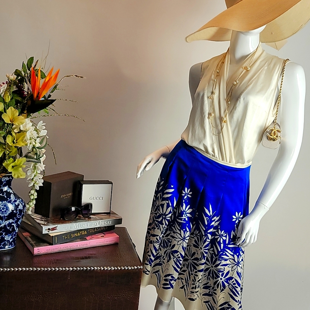 Stunning etcetera silk skirt